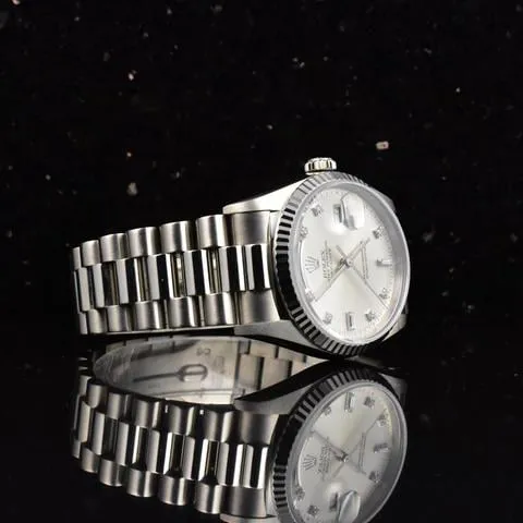 Rolex Day-Date 36 18239 36mm White gold Silver 2