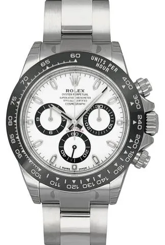 Rolex Daytona 116500LN 40mm Stainless steel White