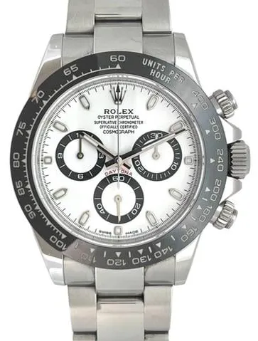 Rolex Daytona 116500LN 40mm Stainless steel White