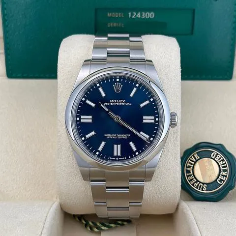 Rolex Oyster Perpetual 41 124300 41mm Stainless steel Blue 1