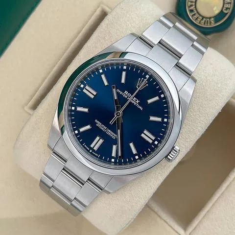 Rolex Oyster Perpetual 41 124300 41mm Stainless steel Blue 2