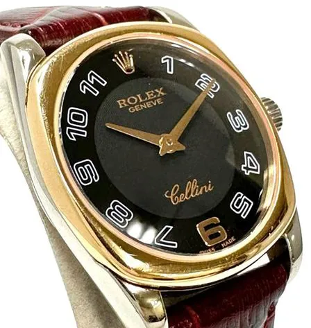 Rolex Cellini Danaos 6229/9 25.5mm White gold Black 3