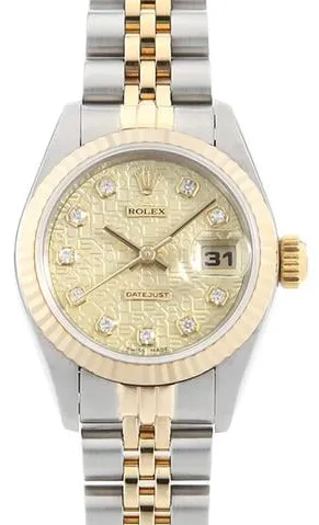 Rolex Datejust 69173G 26mm Yellow gold and Stainless steel Champagne