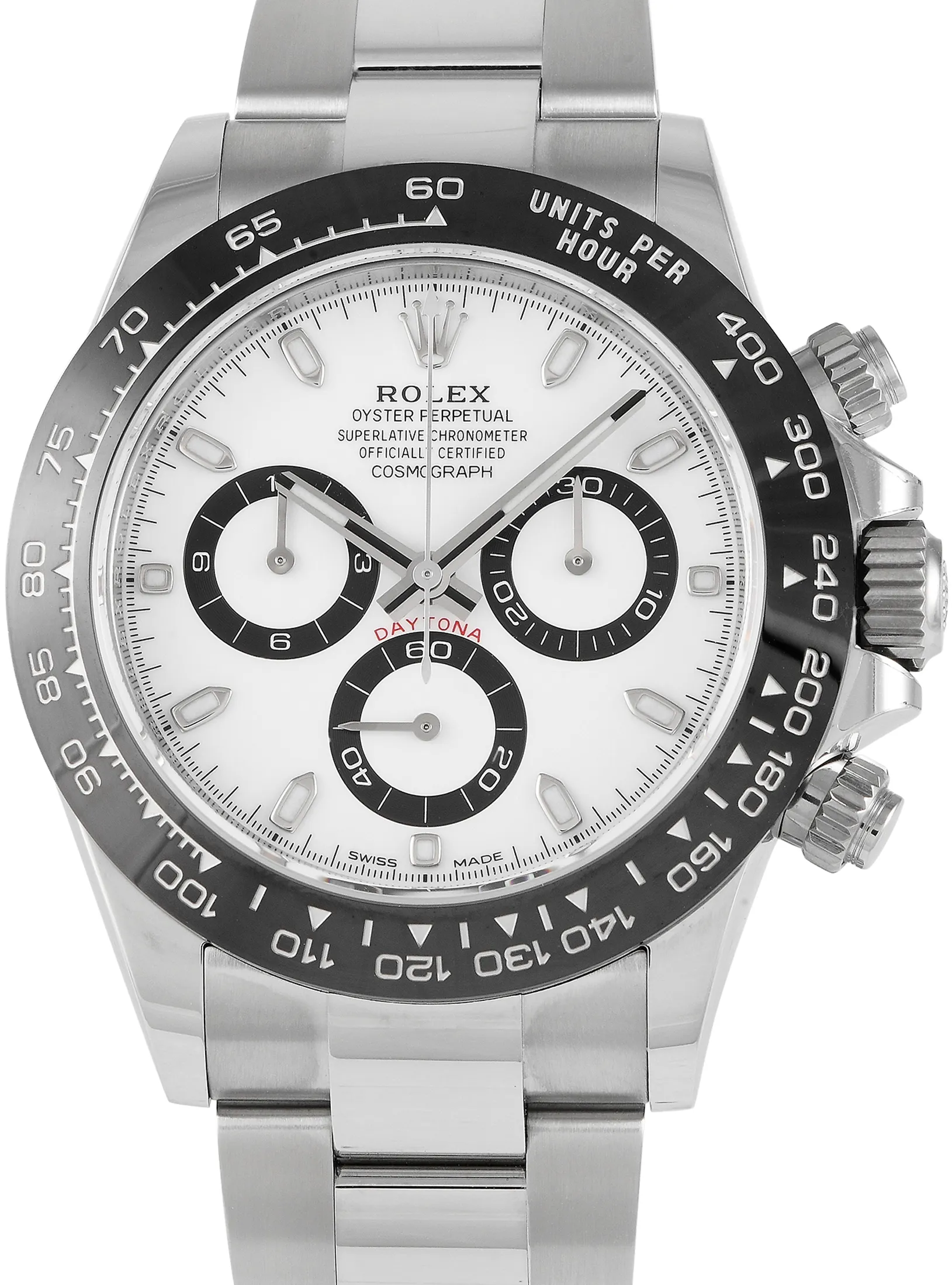 Rolex Daytona 116500LN 40mm Stainless steel White