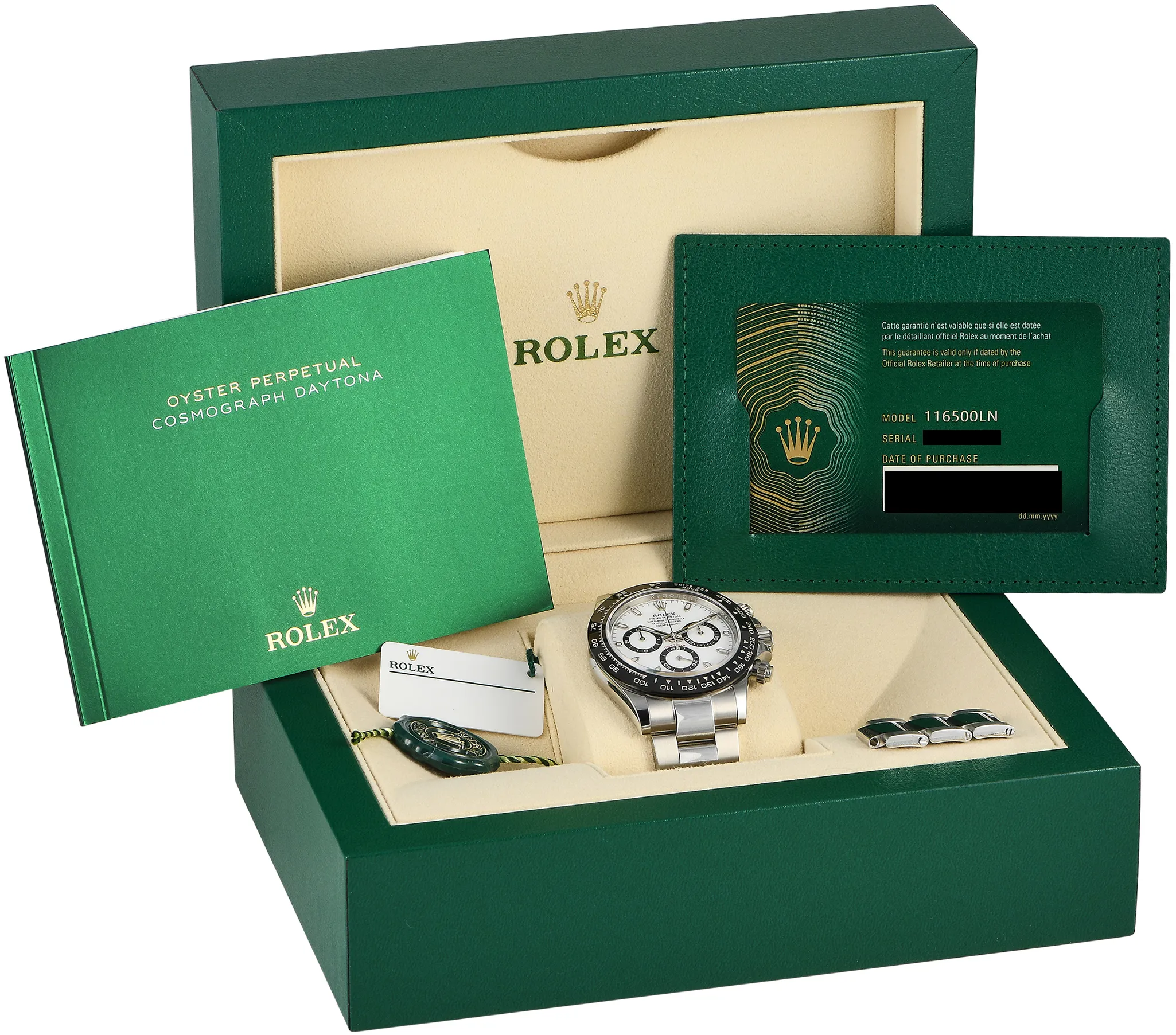 Rolex Daytona 116500LN 40mm Stainless steel White 4