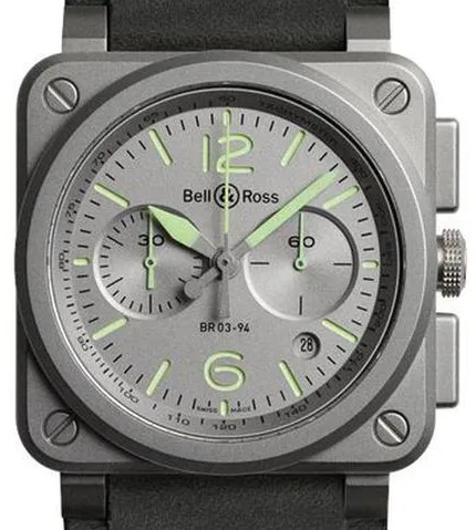 Bell & Ross BR 03-94 Chronographe BR0394-GR-ST/SCA 42mm Stainless steel Gray