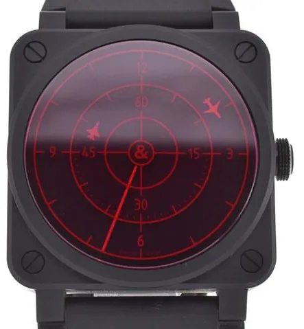 Bell & Ross Instruments BR0392-RRDR-CE/SRB 42mm Black ceramic Red