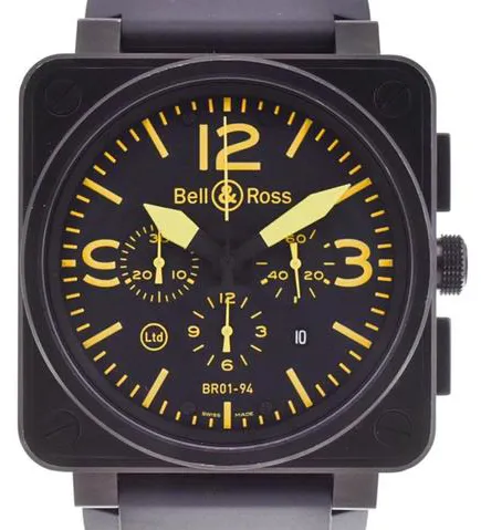 Bell & Ross BR 01-94 Chronographe BR01-94-S 46mm Stainless steel Black