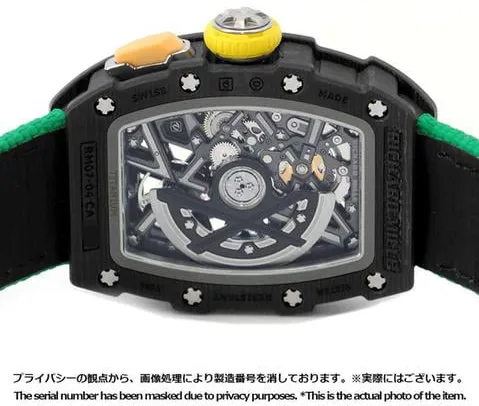 Richard Mille RM 07 RM07-04 30.5mm Carbon fiber Skeletonized 2