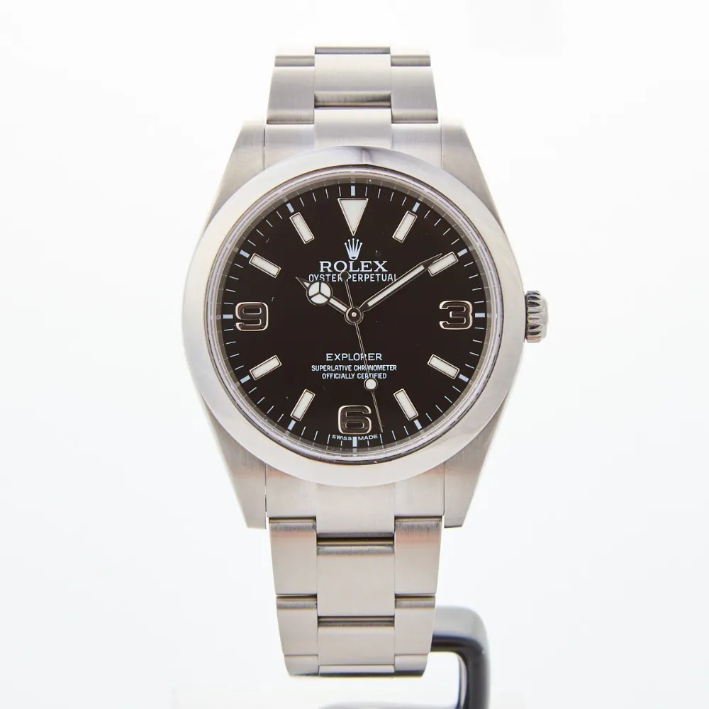 Rolex Explorer 214270 39mm Stainless steel Black