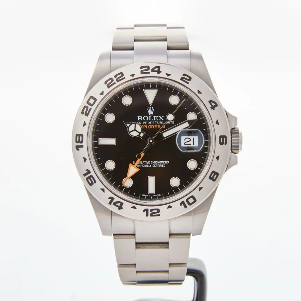 Rolex Explorer II 216570 42mm Stainless steel Black