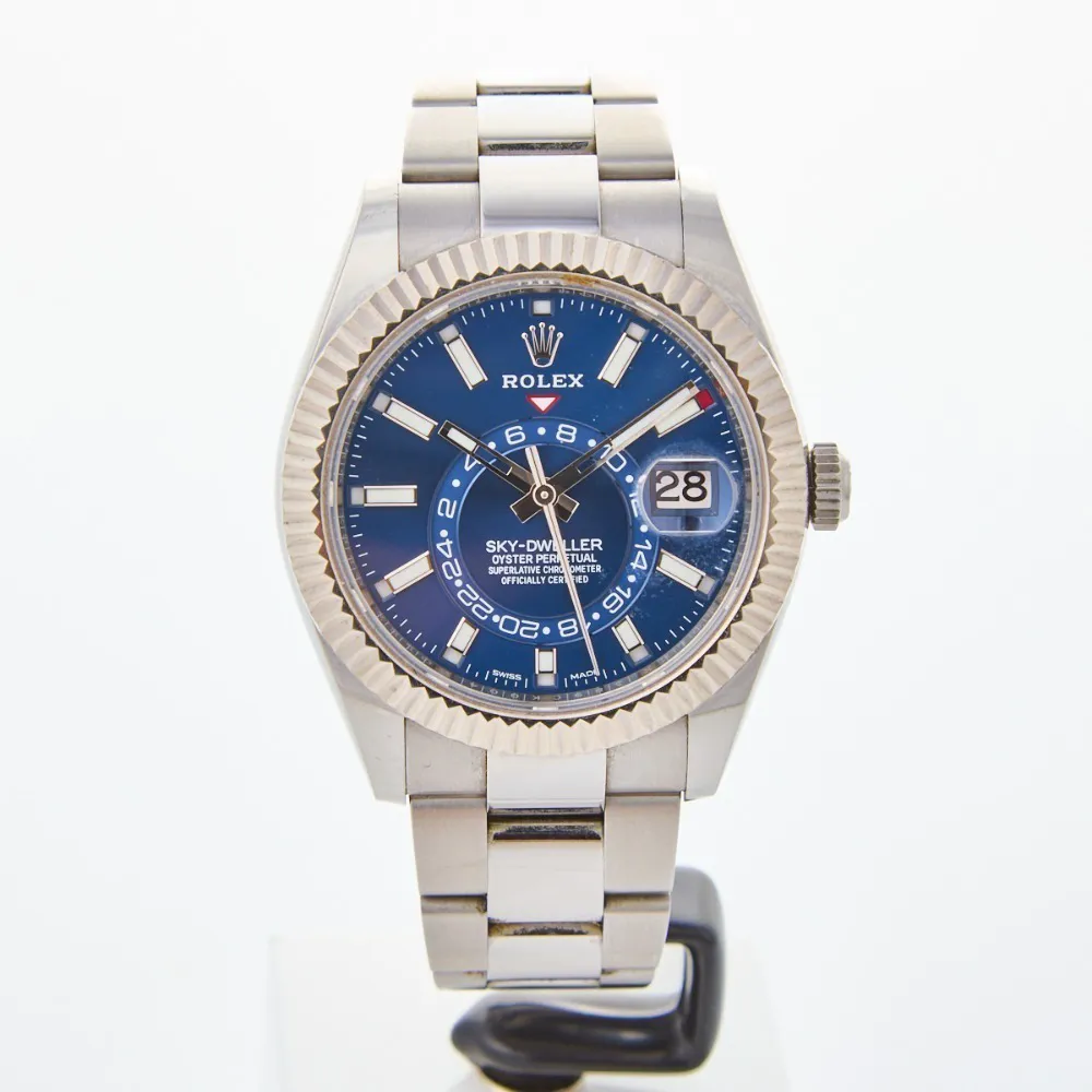 Rolex Sky-Dweller 326934 42mm Stainless steel and 18k white gold Blue