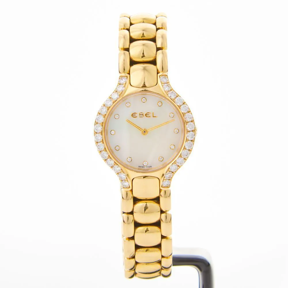 Ebel Beluga 8003415 25.5mm 18k yellow gold White