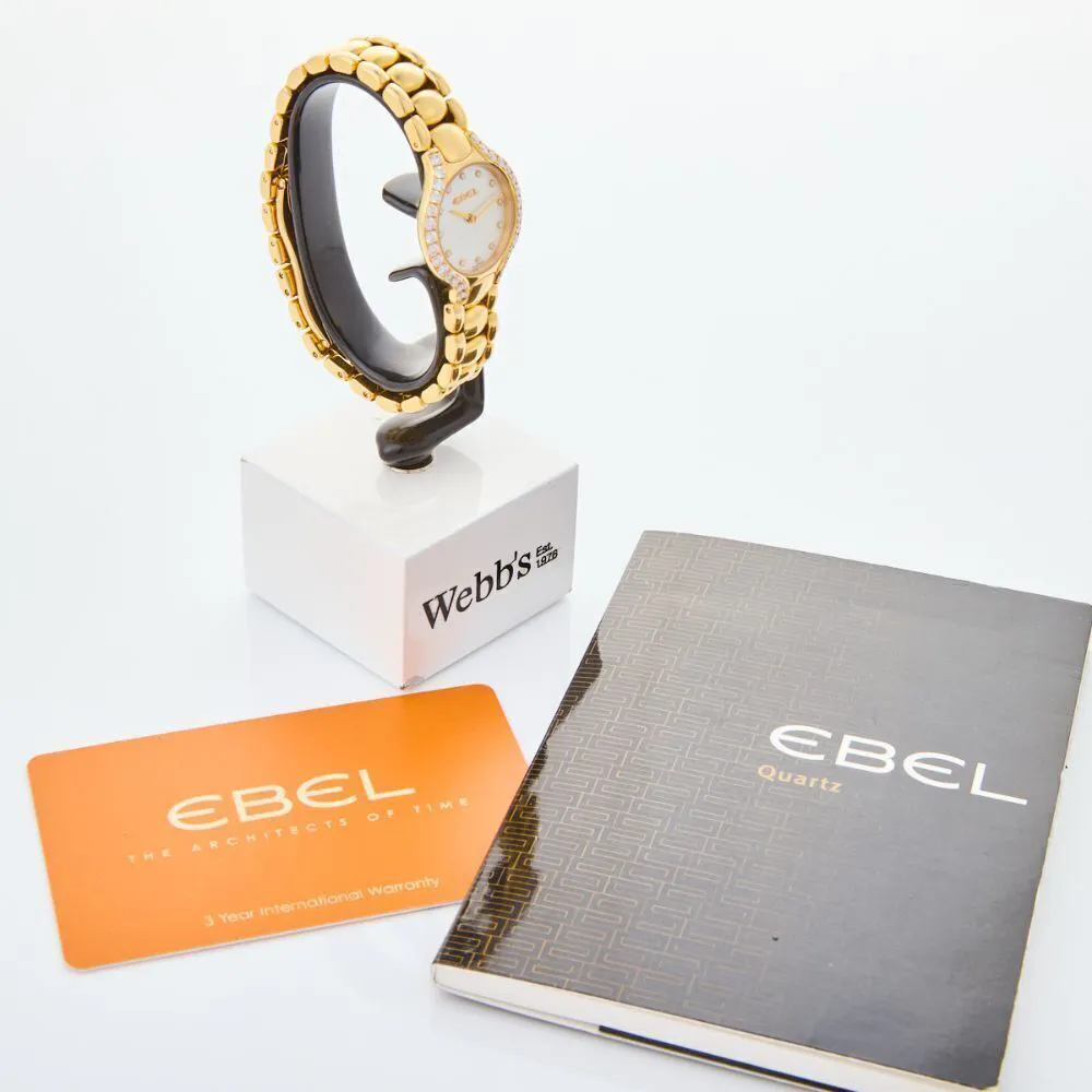 Ebel Beluga 8003415 25.5mm 18k yellow gold White 3