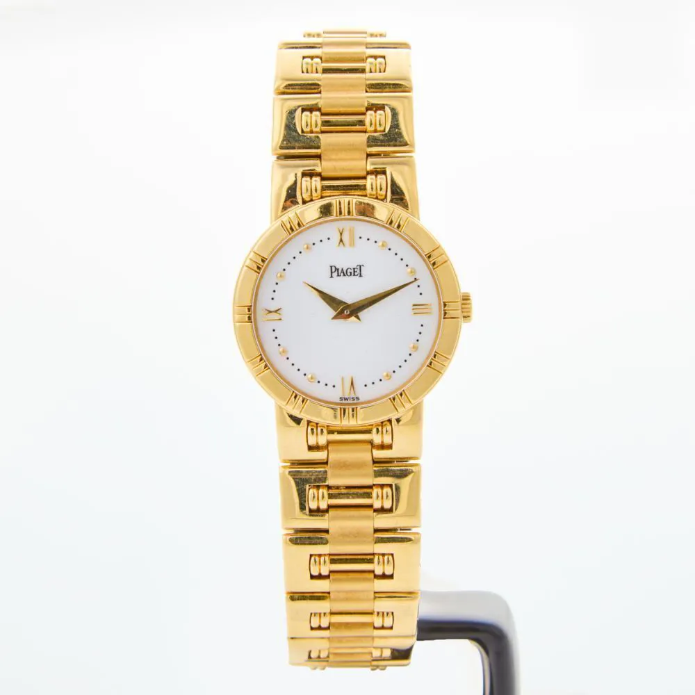 Piaget Dancer 80563k81 23mm 18k yellow gold White