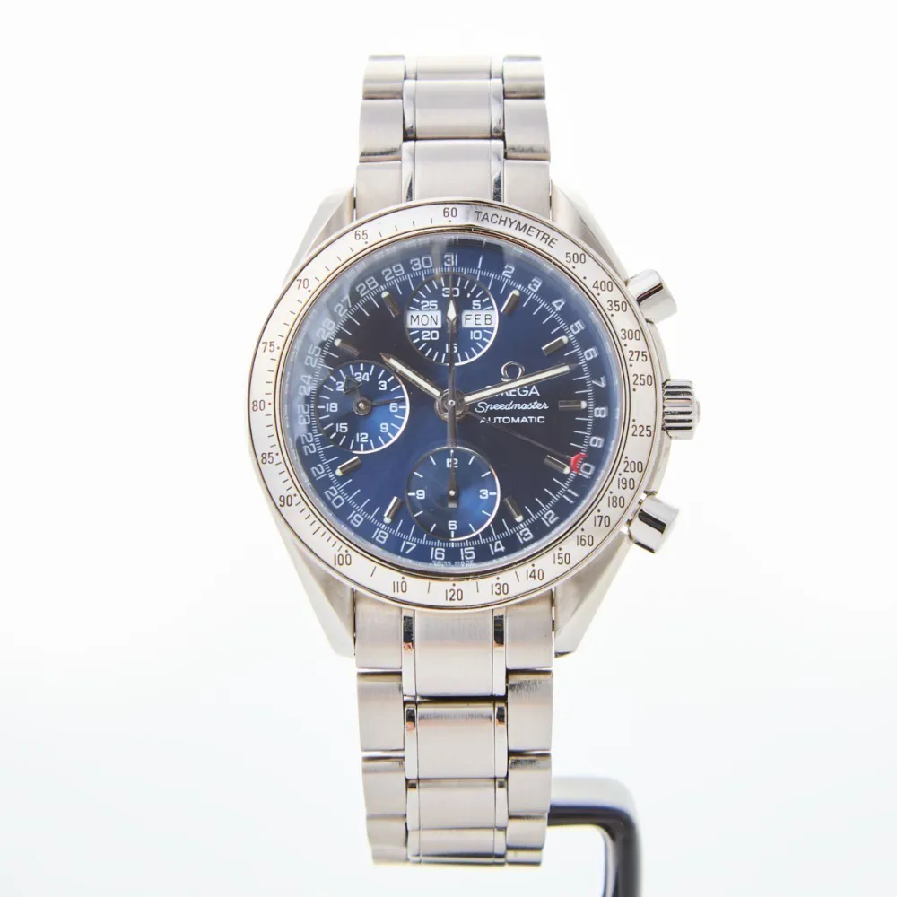 Omega Speedmaster Day Date 3521.80.00 39mm Stainless steel Blue