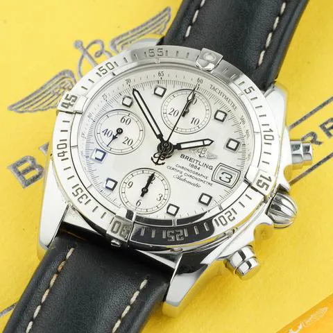 Breitling Cockpit A13357 39mm Stainless steel White 1