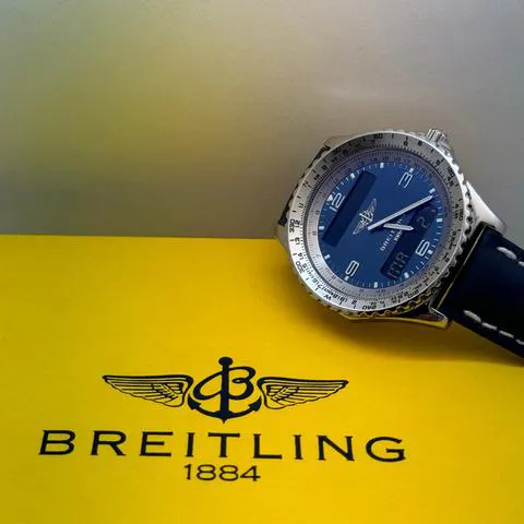 Breitling Chronospace A56011 42mm Stainless steel Blue