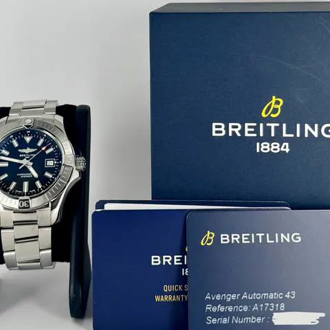 Breitling Avenger A17318101B1A1 43mm Stainless steel Black 1