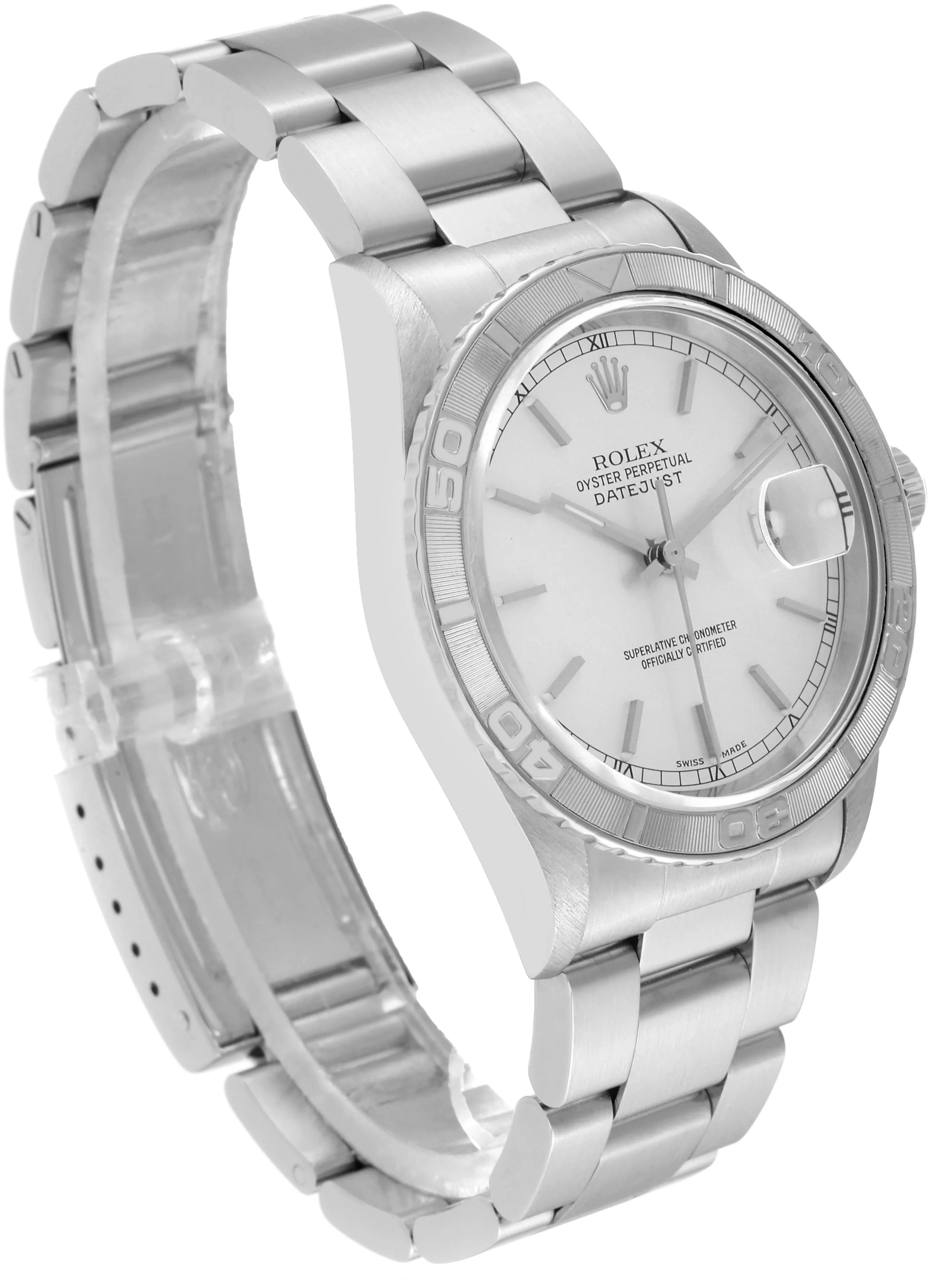 Rolex Datejust Turn-O-Graph 16264 36mm Stainless steel Silver 3