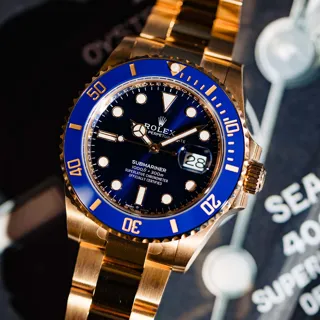 Rolex Submariner 126618LB-0002 Yellow gold Blue