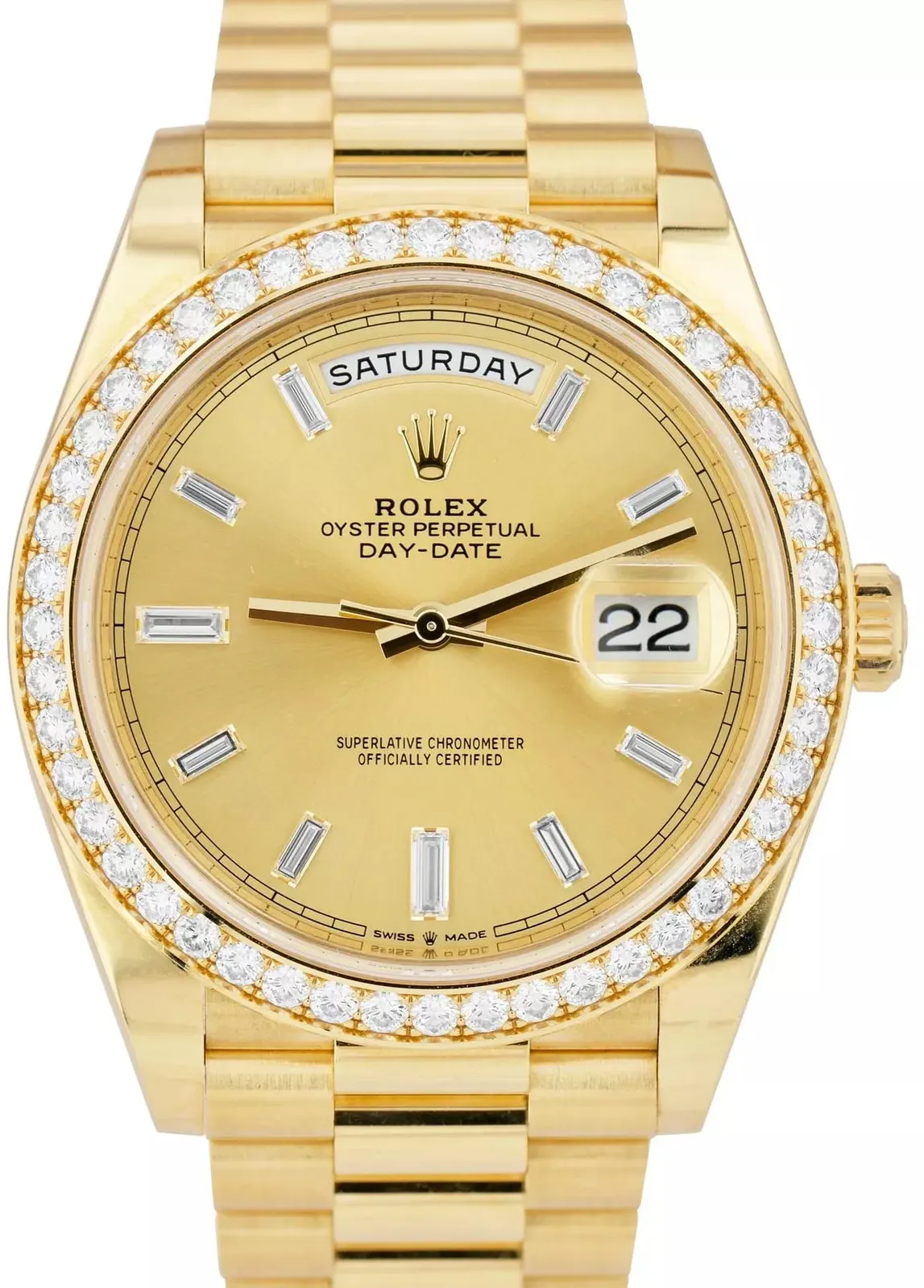 Rolex Day-Date 228348RBR-0002 40mm 18k yellow gold Golden