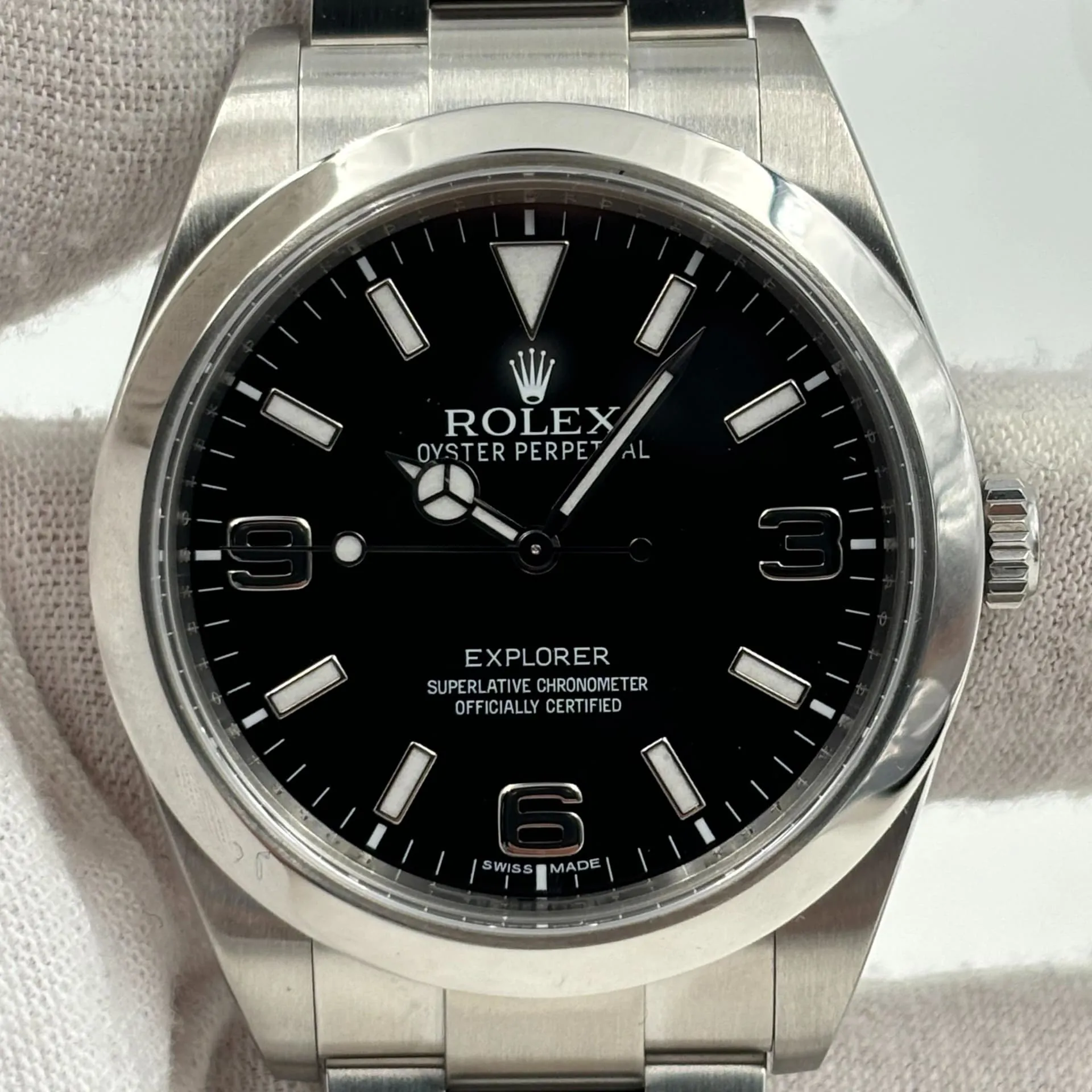 Rolex Explorer 214270-0001 39mm Stainless steel Black