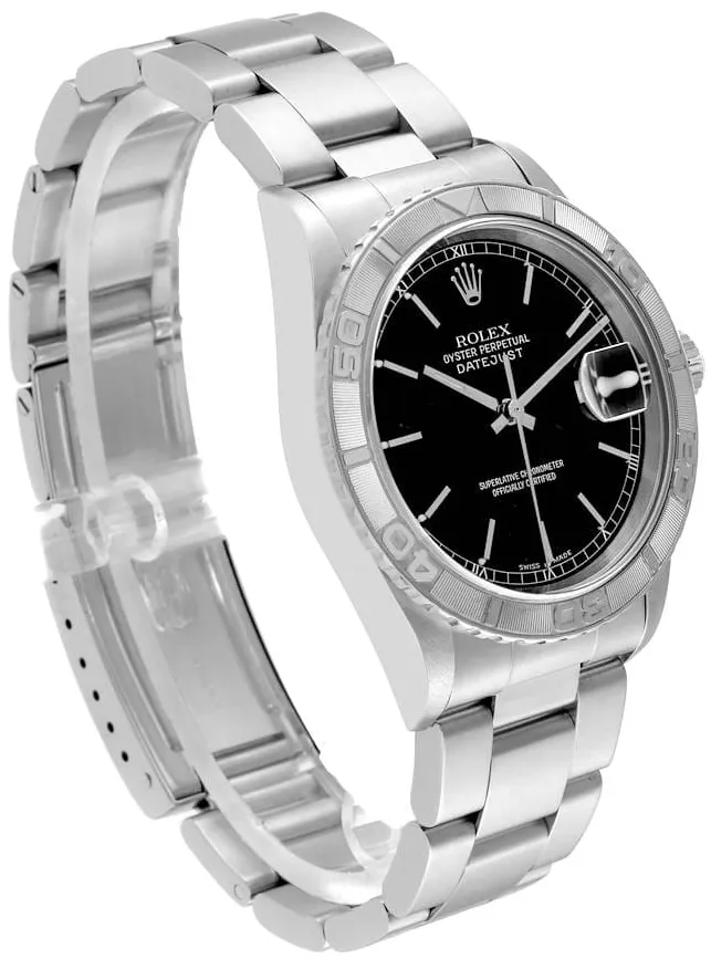 Rolex Datejust Turn-O-Graph 16264 36mm Stainless steel Black 2