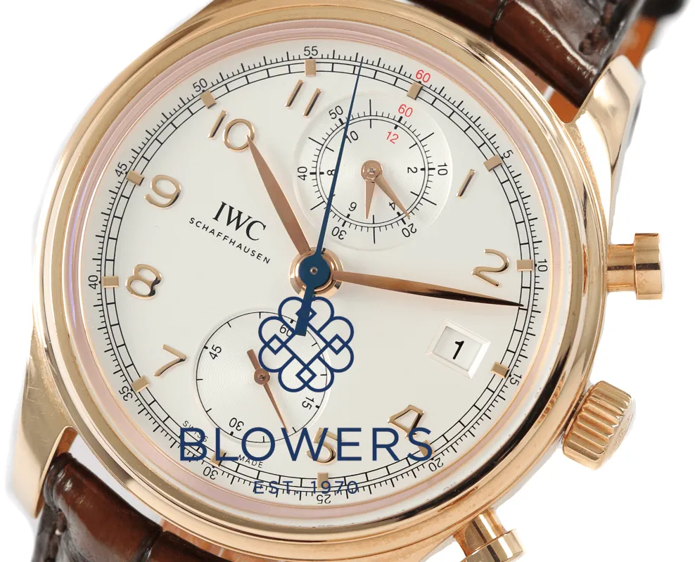 IWC Portugieser Chronograph IW3904202 42mm Rose gold Silver 4