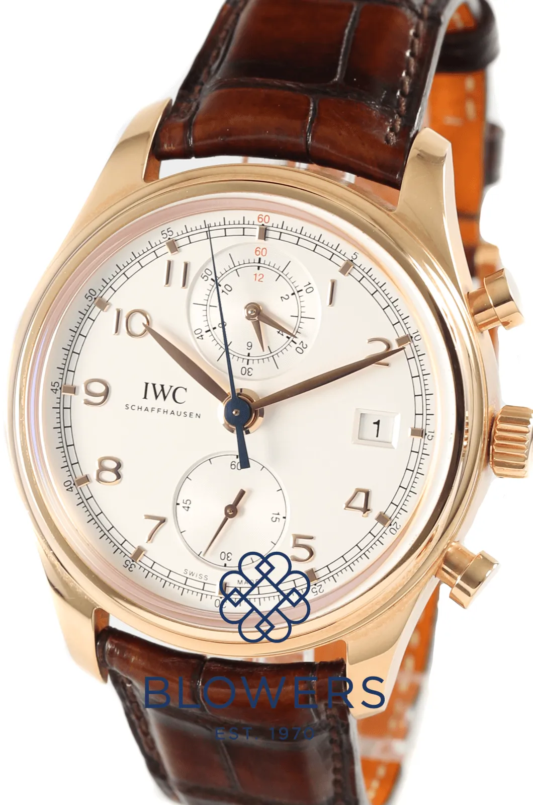 IWC Portugieser Chronograph IW3904202 42mm Rose gold Silver 11