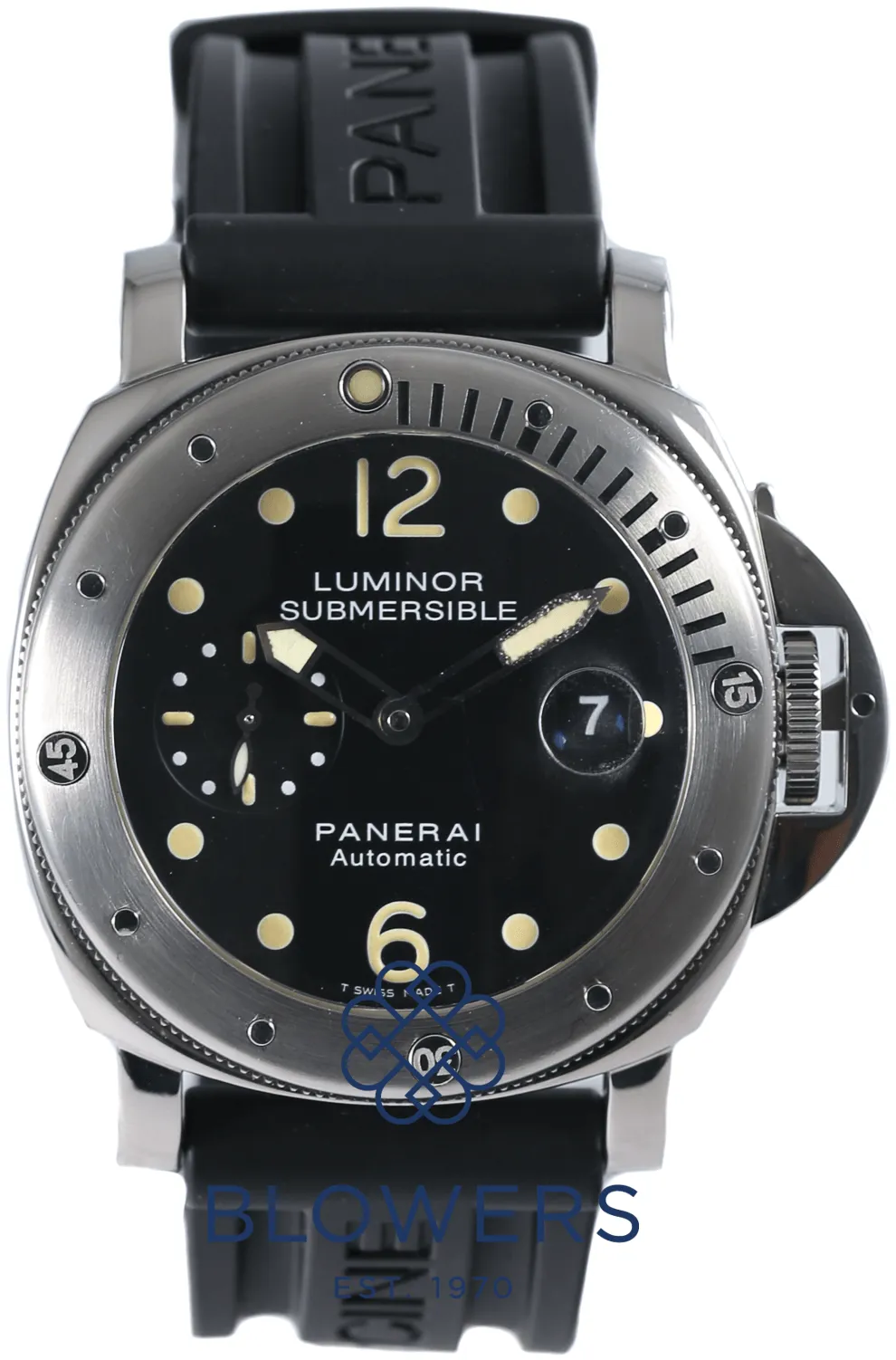 Panerai Submersible PAM 00024 44mm Stainless steel Black