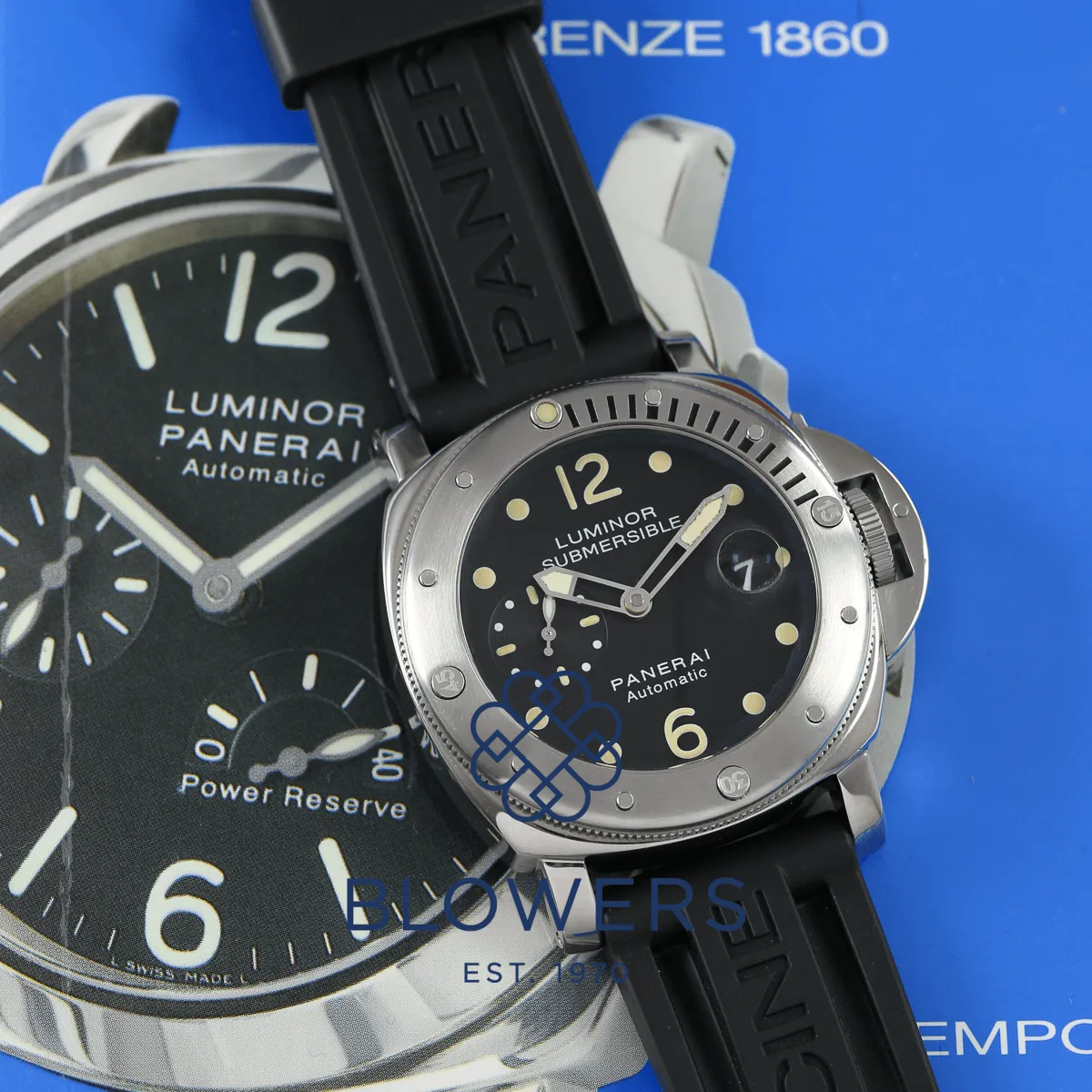 Panerai Submersible PAM 00024 44mm Stainless steel Black 1