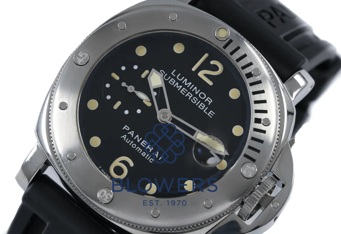 Panerai Submersible PAM 00024 44mm Stainless steel Black 4