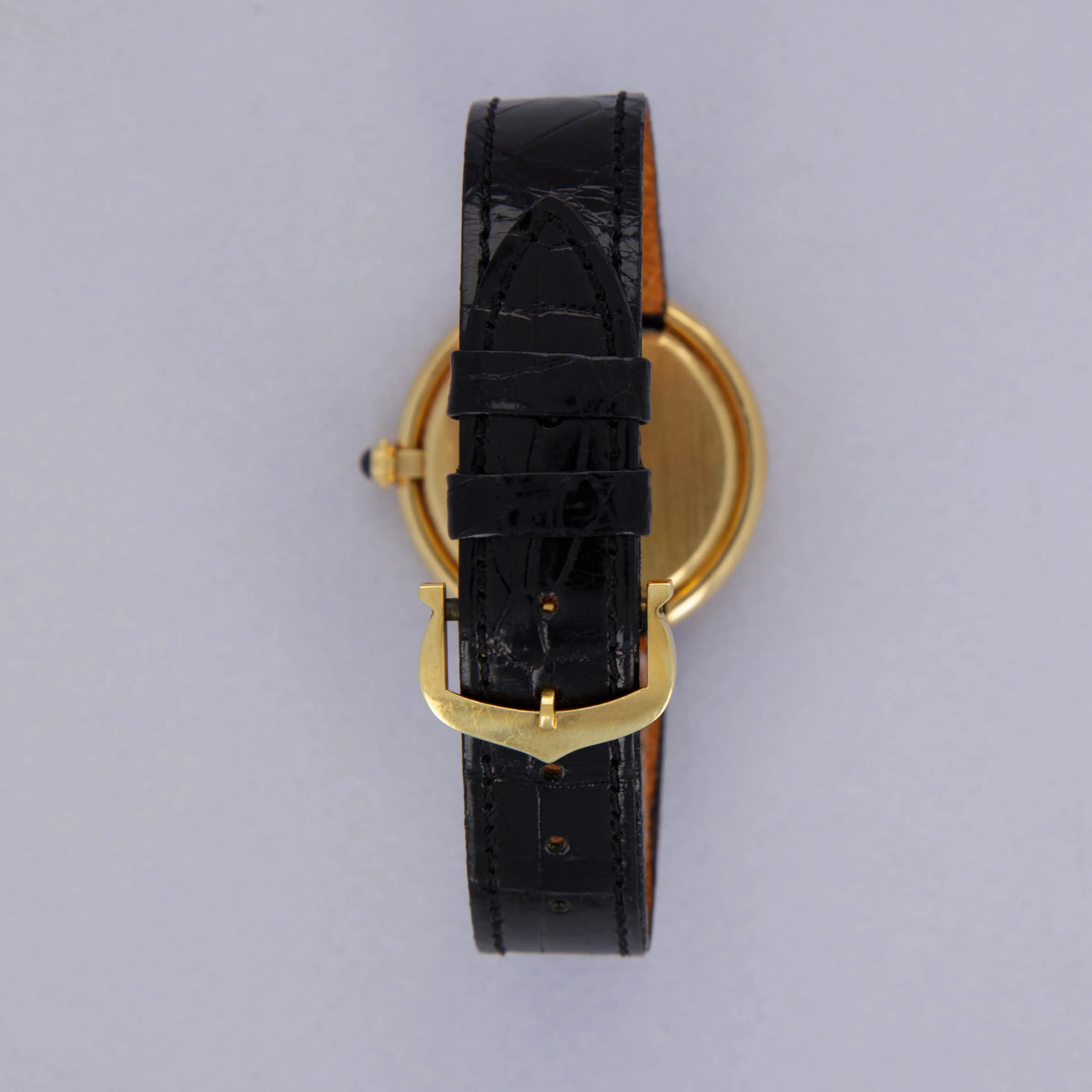 Cartier Gondole 78091 29mm 18k yellow gold Silver 10