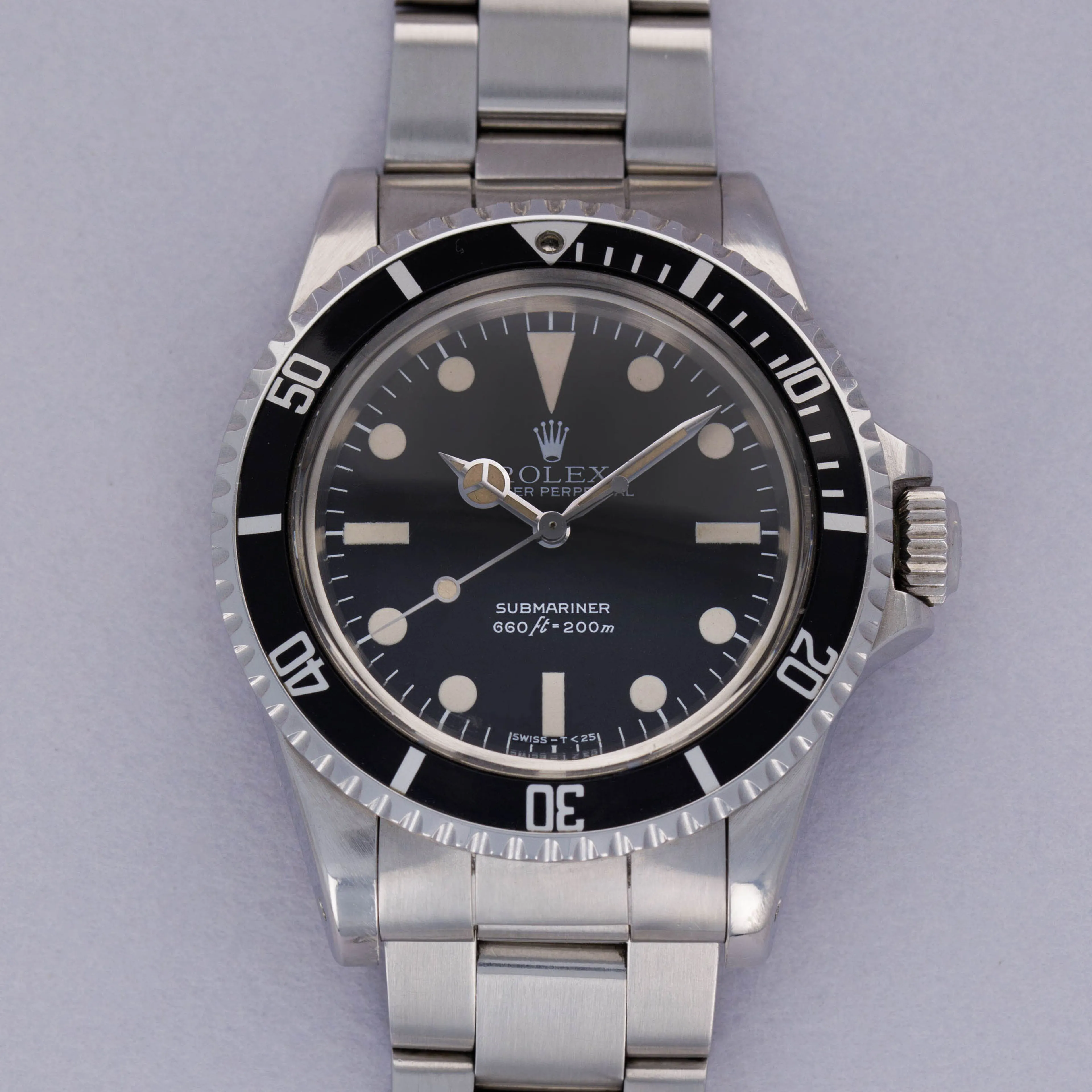 Rolex Submariner 5513 40mm Stainless steel Black