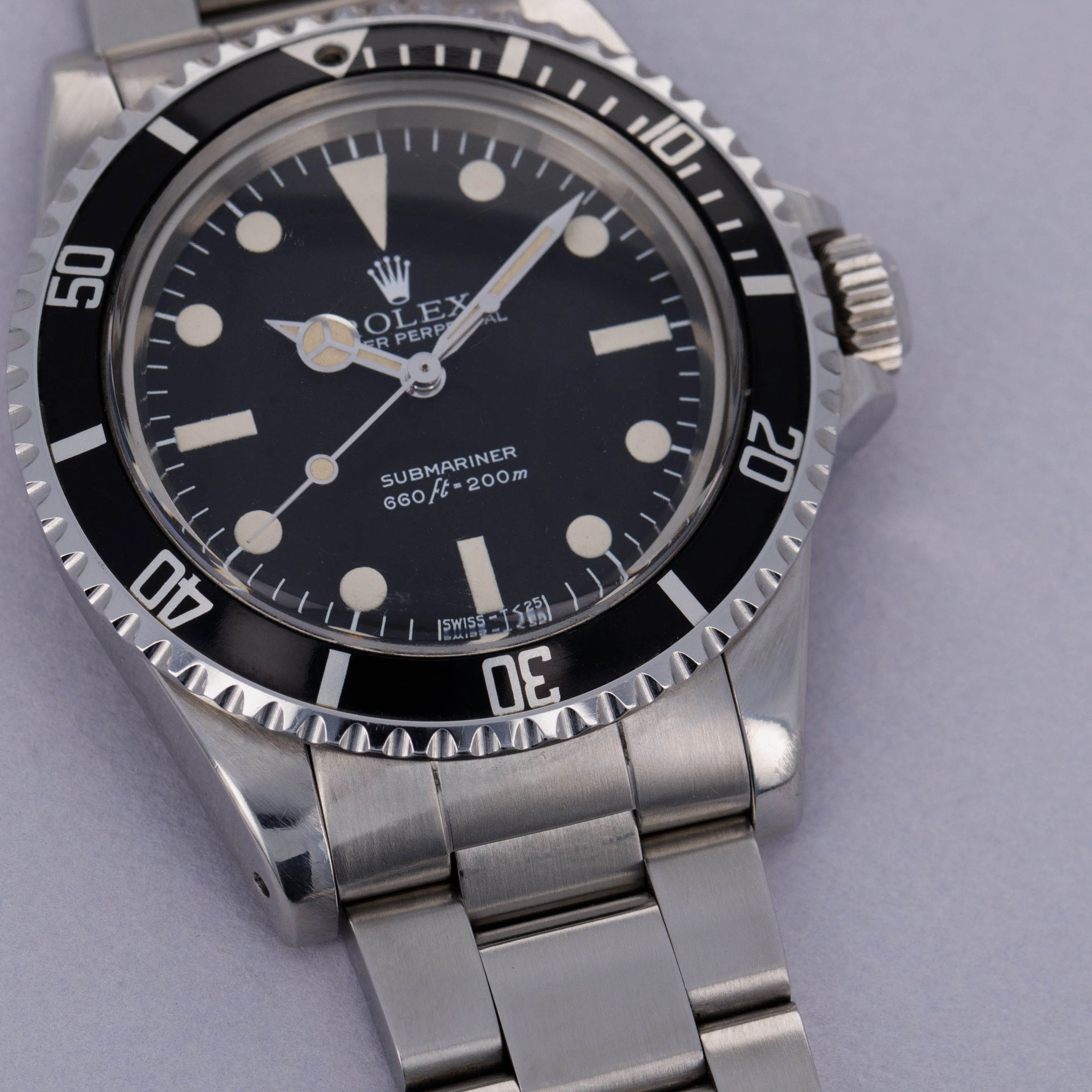 Rolex Submariner 5513 40mm Stainless steel Black 1