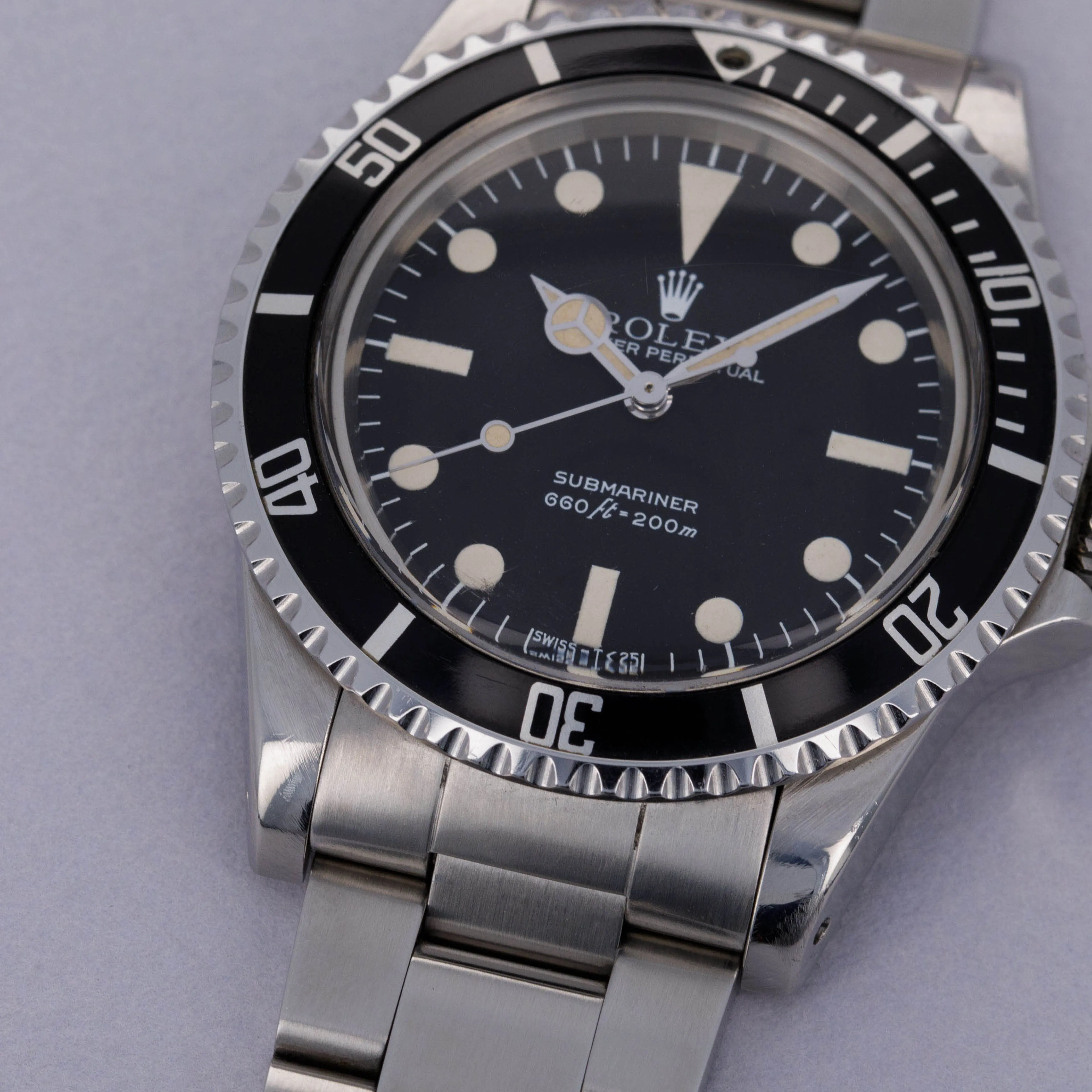 Rolex Submariner 5513 40mm Stainless steel Black 2