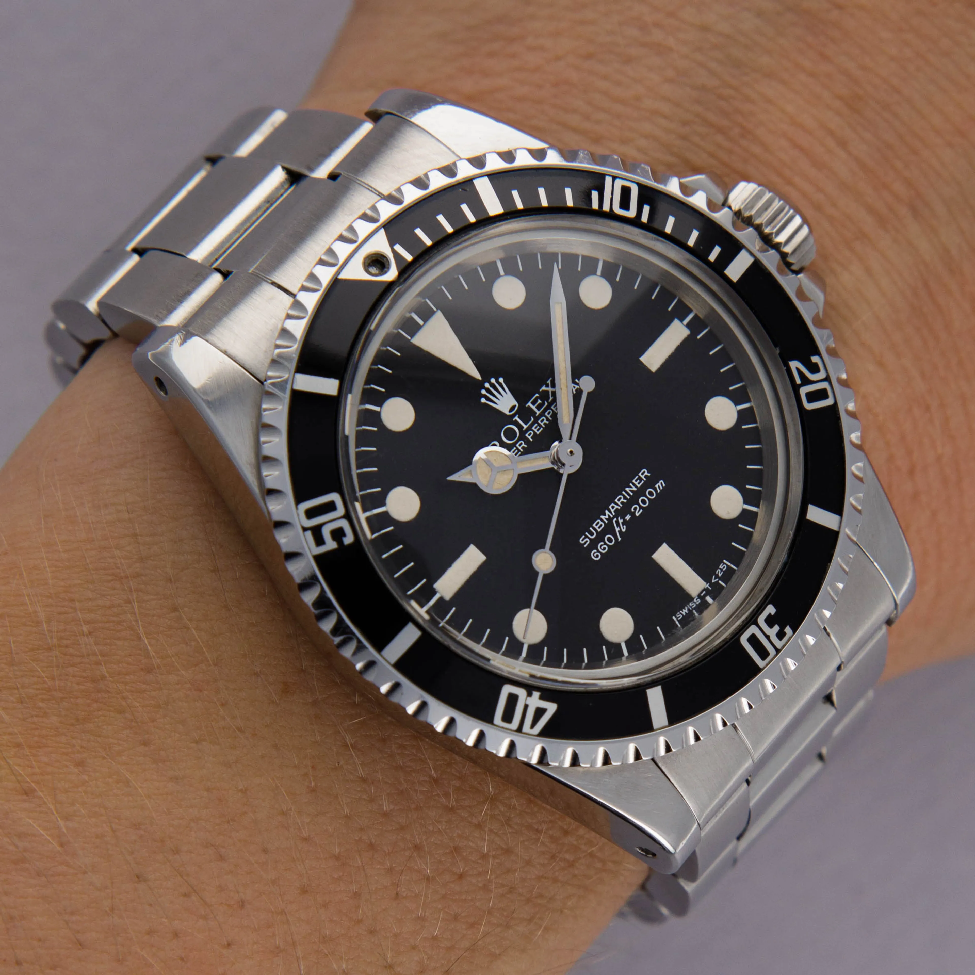 Rolex Submariner 5513 40mm Stainless steel Black 17