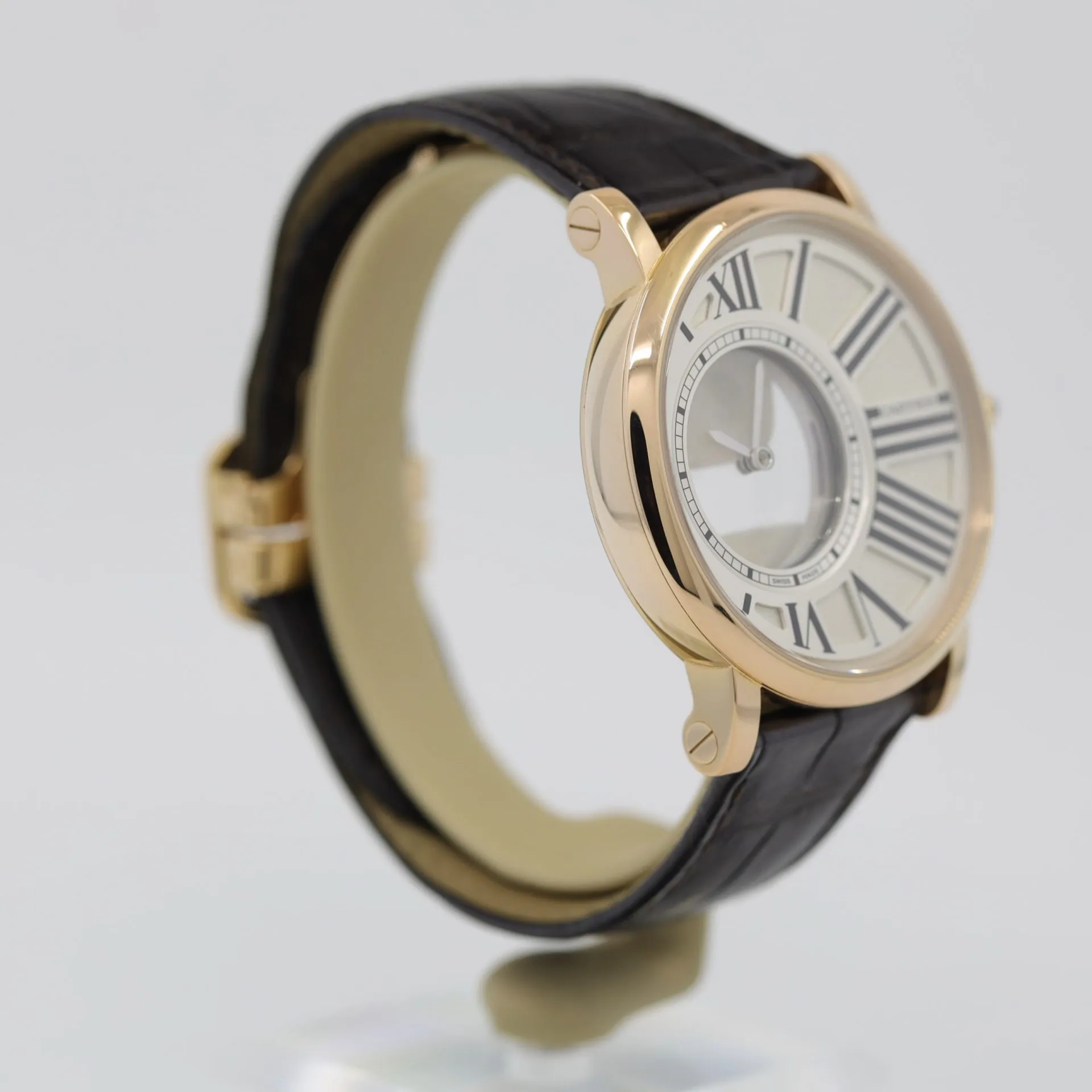 Cartier Rotonde W1556223 42mm Rose gold Silver 2