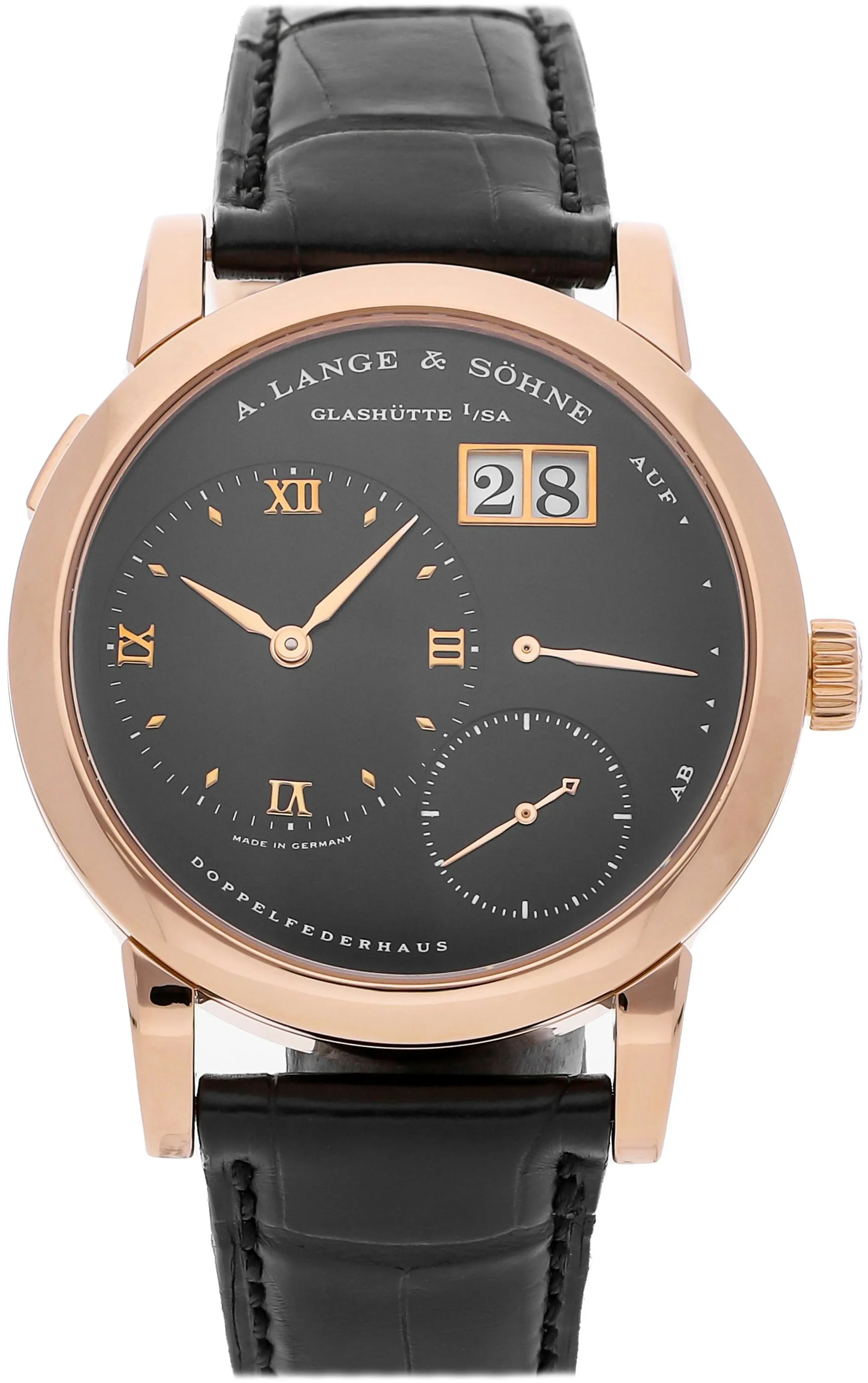 A. Lange & Söhne Lange 1 101.031 38mm Rose gold Black