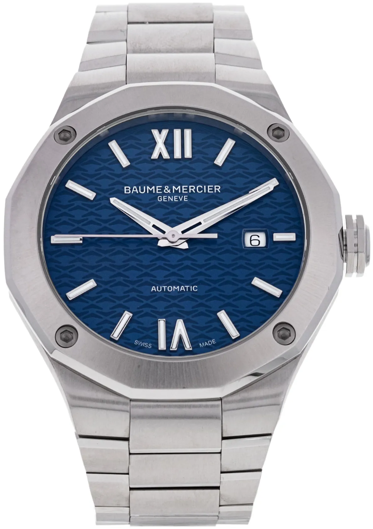 Baume & Mercier Riviera 10620 42mm Stainless steel Blue