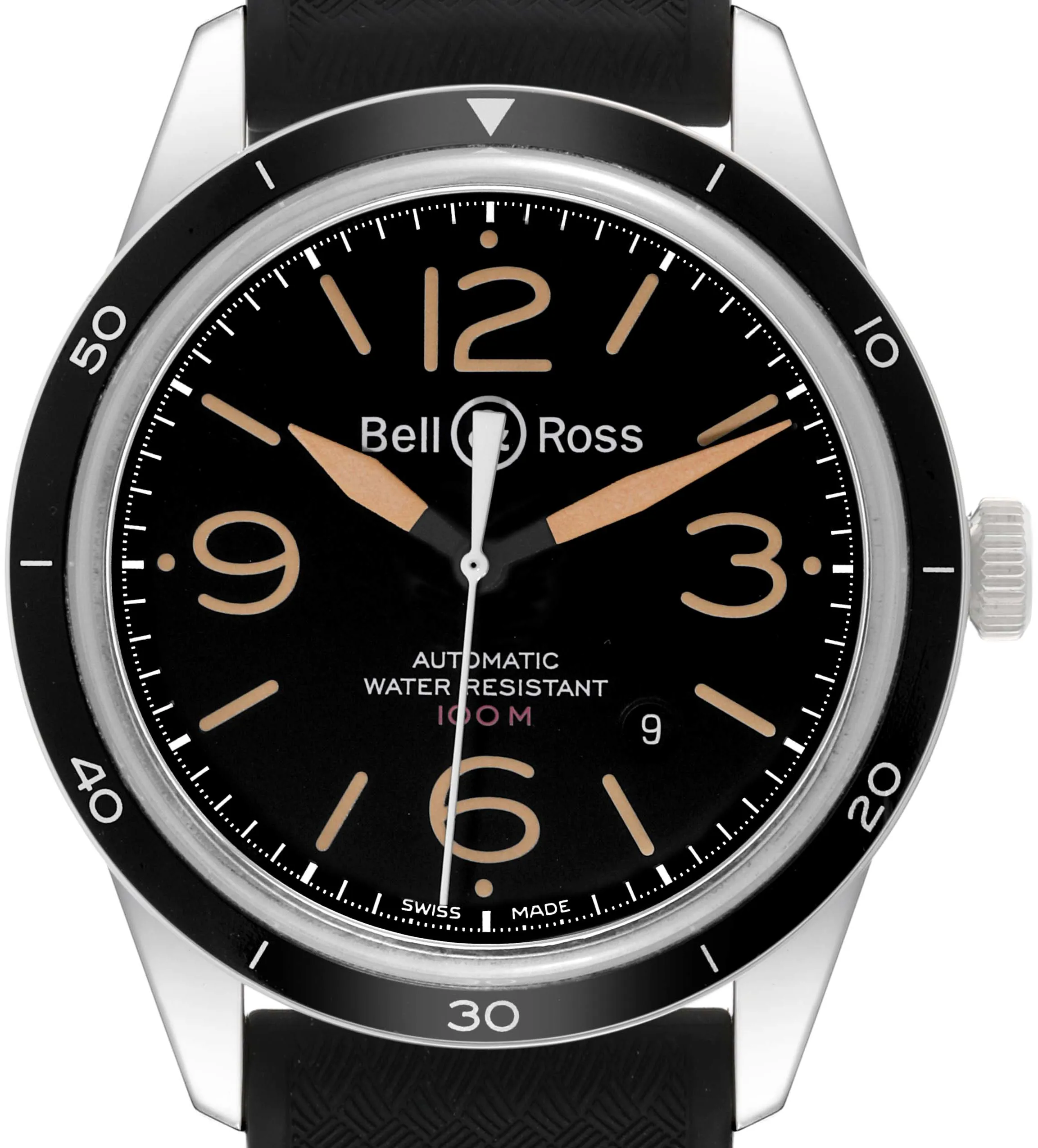 Bell & Ross Heritage BRV123-92-SP 43mm Stainless steel Black