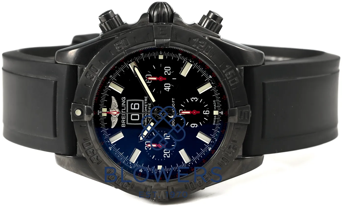 Breitling Blackbird M4435911BA27 44mm Stainless steel Black 12