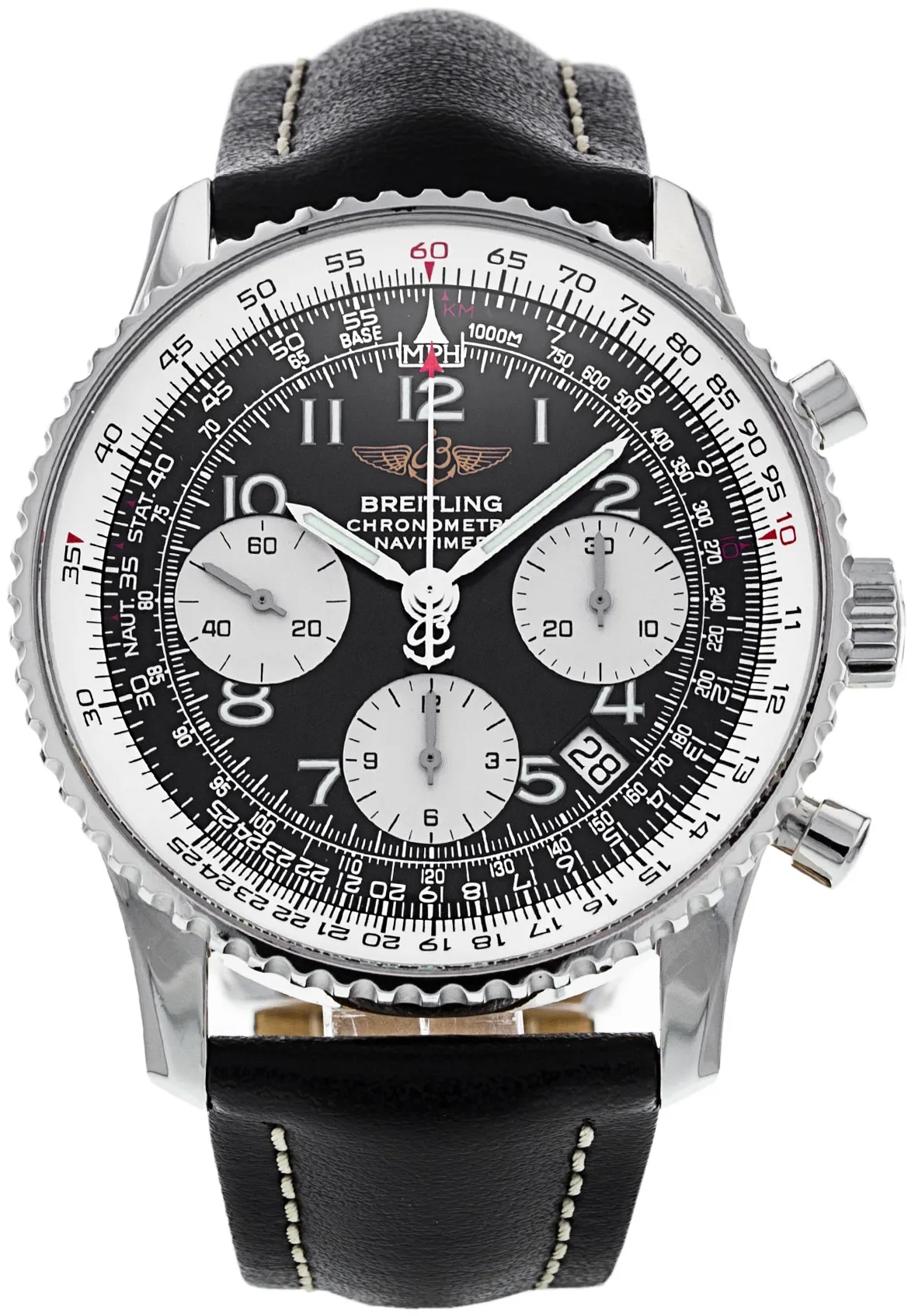 Breitling Navitimer A23322 42mm Stainless steel Black Arabic