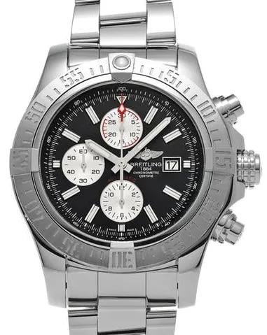 Breitling Super Avenger II A1337111/BC29 48mm Stainless steel Black