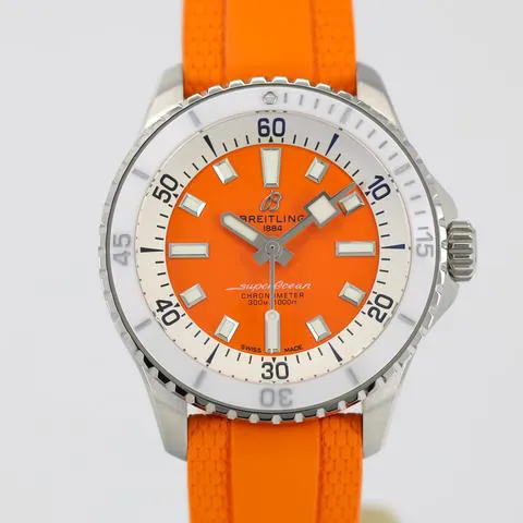 Breitling Superocean A17377211O1S1 36mm Stainless steel Orange