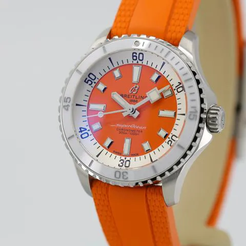 Breitling Superocean A17377211O1S1 36mm Stainless steel Orange 3