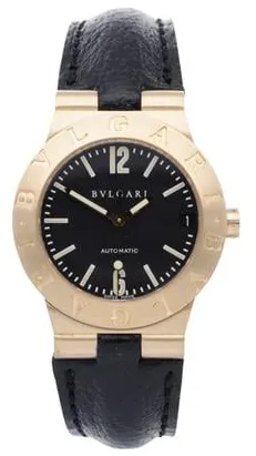 Bulgari Diagono LC.29.G 29mm Yellow gold Black