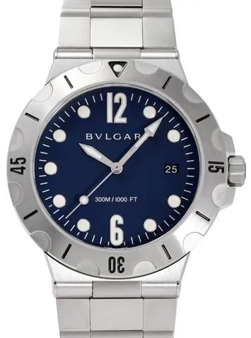 Bulgari Diagono DP41C3SSSD 41mm Stainless steel Blue