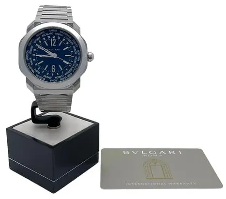 Bulgari Octo 103481 41mm Stainless steel Blue 6